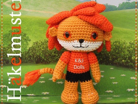 Leo der Löwe, Amigurumi Häkelanleitung