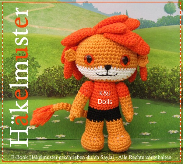 Leo der Löwe, Amigurumi Häkelanleitung