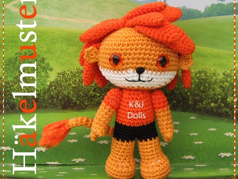 Leo the Lion,  Amigurumi Crochet Pattern