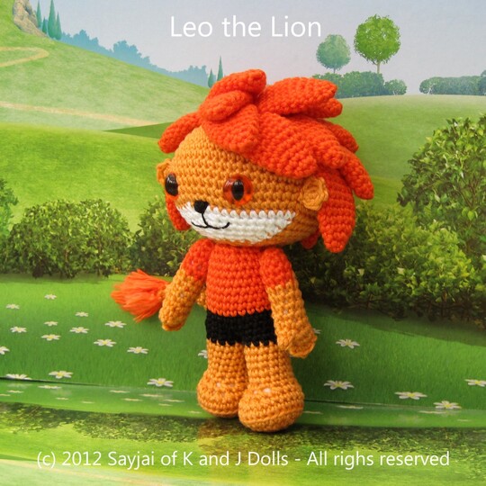 Leo der Löwe, Amigurumi Häkelanleitung