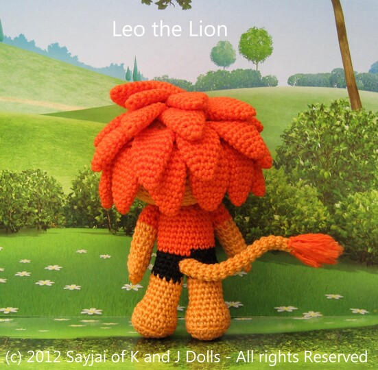 Leo der Löwe, Amigurumi Häkelanleitung