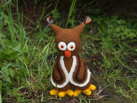 Häkelanleitung Uhu Nanu