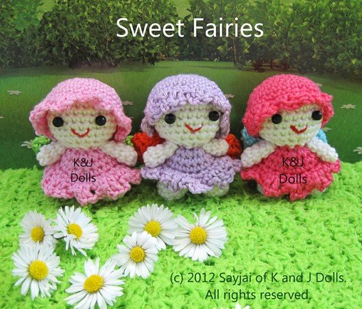 Sweet Fairy Dolls, Crochet Pattern