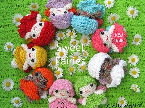 Süße Feen-Püppchen Amigurumi Häkelanleitung