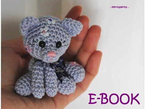 Häkelanleitung - kleine Katze / Kätzchen