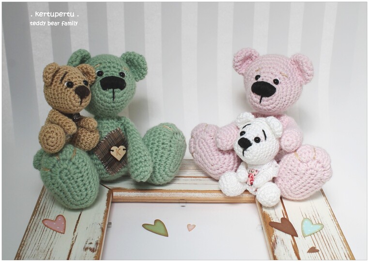 Bärenmutter Und Bärenkind - Häkelanleitung