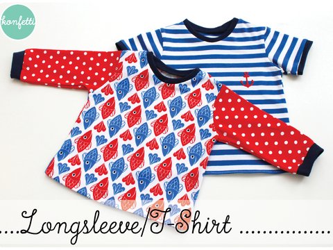 T-Shirt / Longshirt für Kinder Gr. 98 bis Gr.164