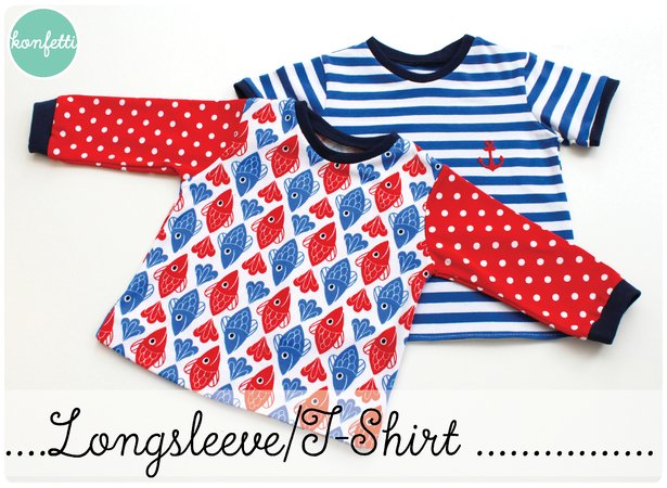 T-Shirt / Longshirt für Kinder Gr. 98 bis Gr.164