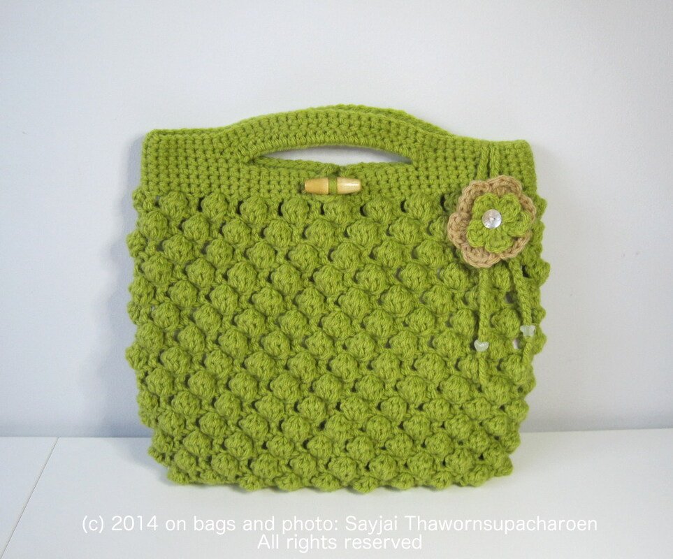 Bobble Bag Crochet Pattern in 2 Sizes - Image 3