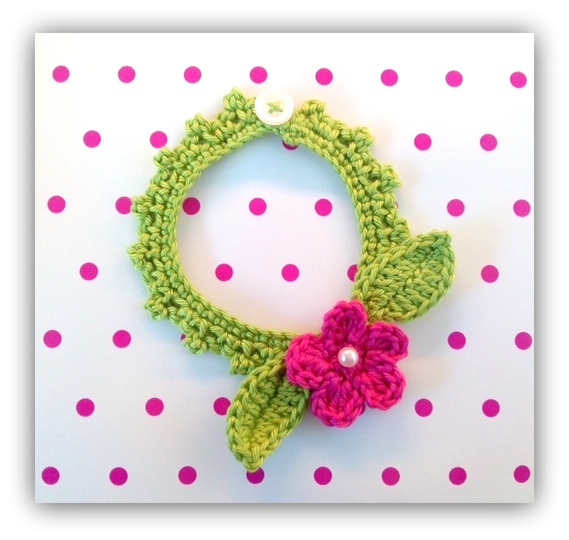 Blumenkette, Armband und Ring