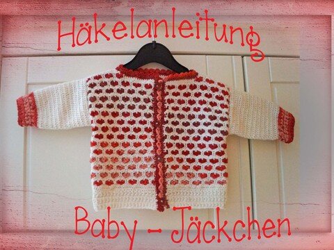 Baby- Jäckchen " HERZIG "