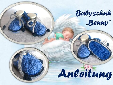 Strickanleitung Babyschuh "Benny"