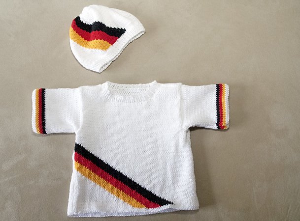 Fußball-WM Babyset "Miro" - Trikot und Mütze