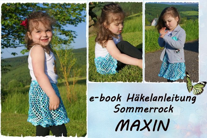 E-Book, Sommerrock + Maxin +  Strandrock / Häkelrock für alle Größen 