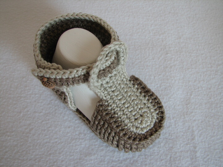 Häkelanleitung Babysandale "Sandy"