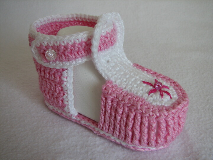 Häkelanleitung Babysandale "Sandy"
