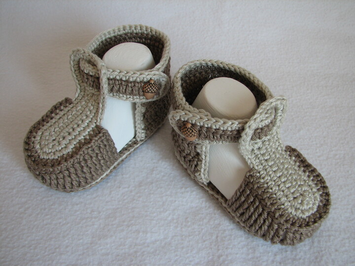 Häkelanleitung Babysandale "Sandy"