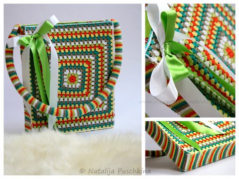 Bunte Tasche 'Sommer' - Häkelanleitung