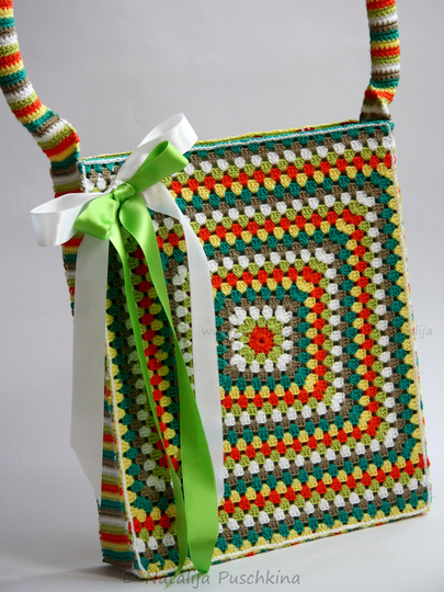 Bunte Tasche 'Sommer' - H&auml;kelanleitung