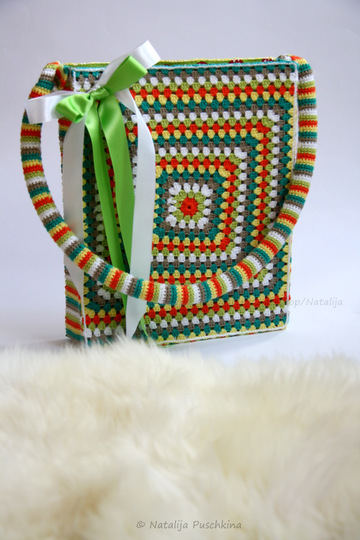 Bunte Tasche 'Sommer' - H&auml;kelanleitung