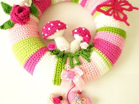 Türkranz Sommerdeko Häkelanleitung