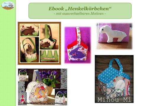 E-Book, Anleitung Henkelkörbchen, Kindertäschchen
