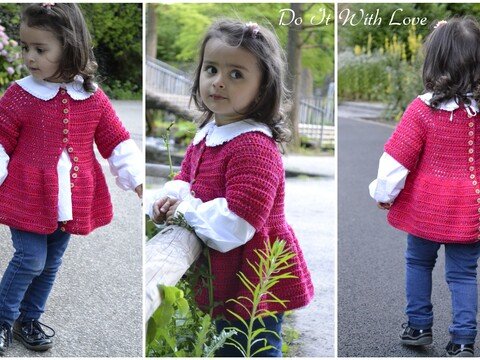  E-Book Häkelanleitung Babydoll Sommer Jacke 