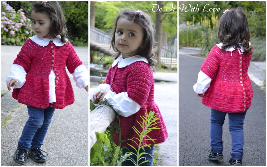  E-Book Häkelanleitung Babydoll Sommer Jacke 