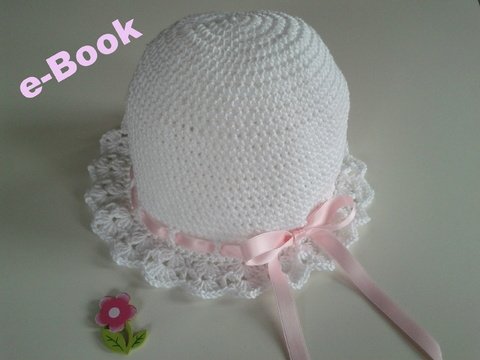 Häkelanleitung Baby-Sonnenhut / E-Book PDF