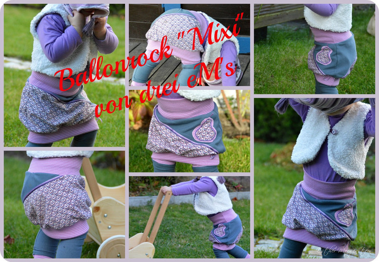 E-Book Ballonrock Mixi Gr. 62/68 - 110/116