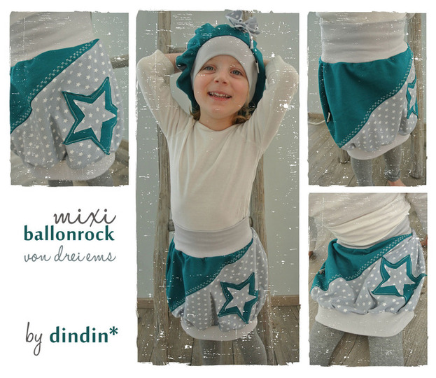 E-Book Ballonrock Mixi Gr. 62/68 - 110/116