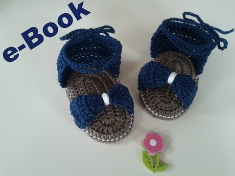 Häkelanleitung Babysandalen E-Book PDF