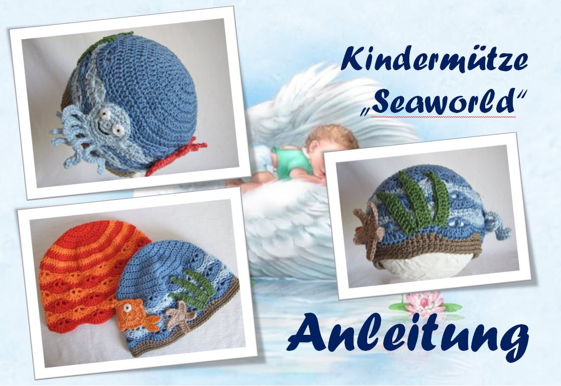 Häkelanleitung Kindermütze "Seaworld"