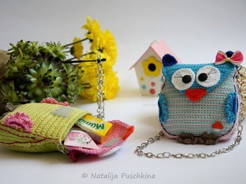 Kindertasche 'Eule' - E-Book | Häkelanleitung