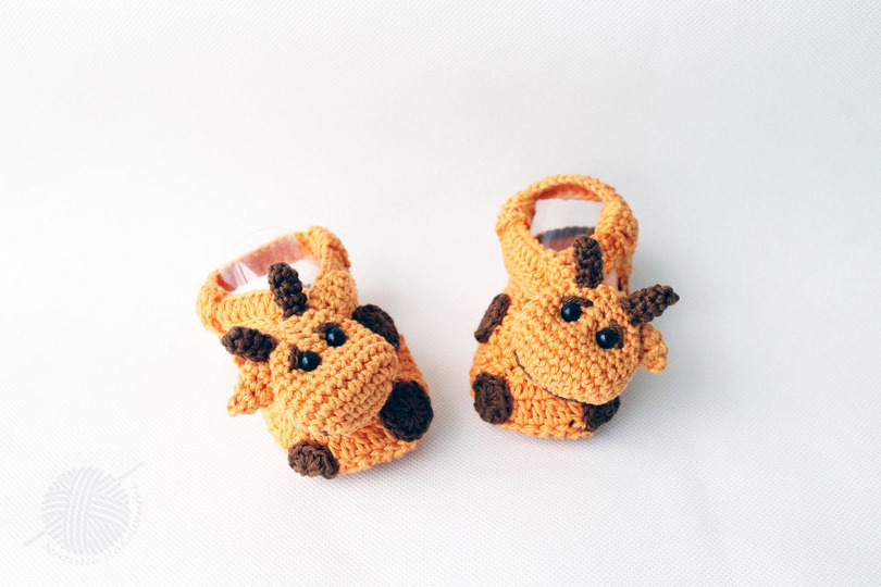 Babysandalen "Giraffe", Gr. 0 M. - 12 M.