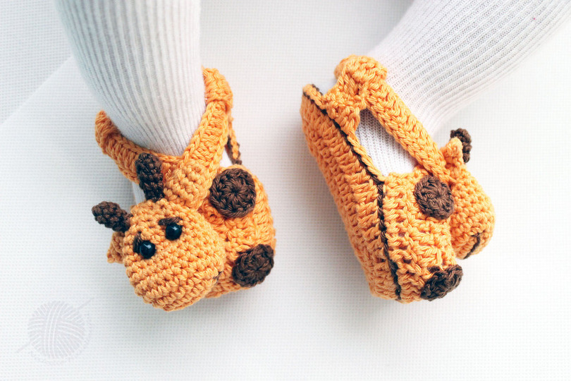 Babysandalen "Giraffe", Gr. 0 M. - 12 M.