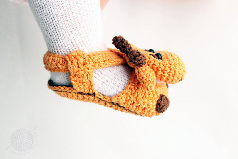 Babysandalen "Giraffe", Gr. 0 M. - 12 M.