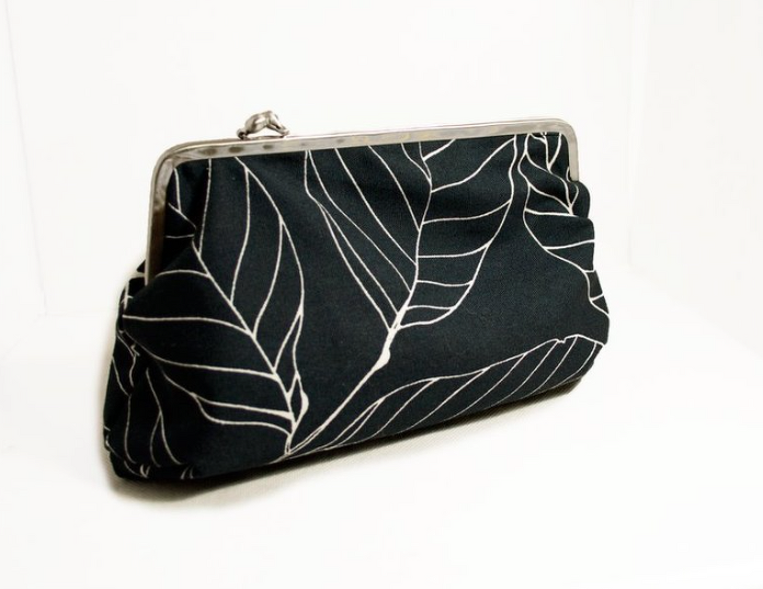 Nähanleitung Clutch Tasche mit Taschenbügel