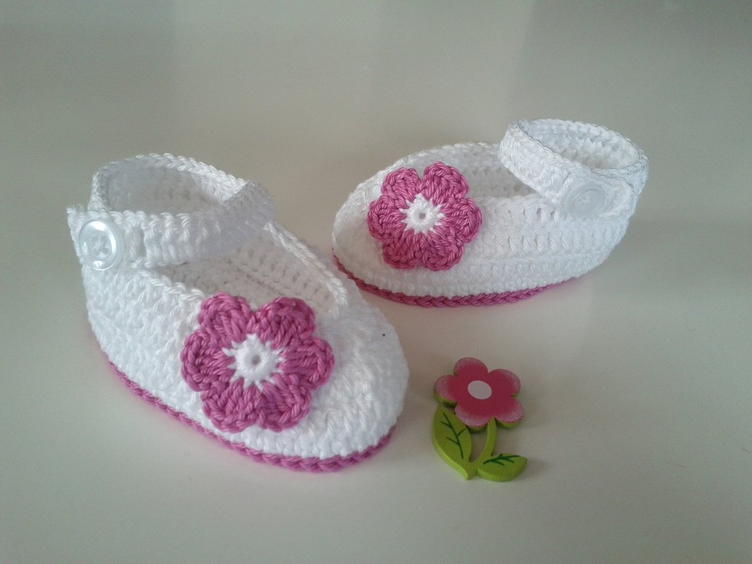 Häkelanleitung Babyballerinas / E-Book PDF - Bild 2