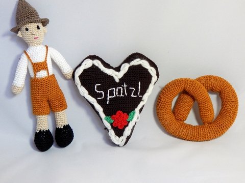 Brezel Sepp und Lebkuchenherz