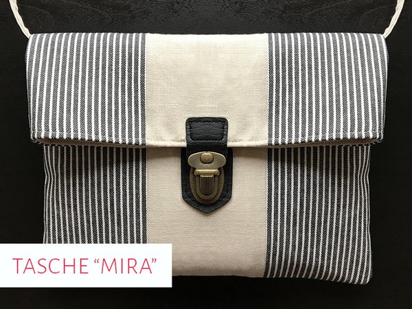 Schnittmuster & Nähanleitung Handtasche “Mira” in drei Größen
