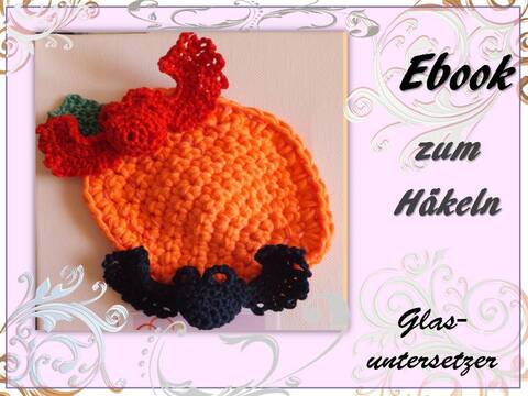 Halloween Glasuntersetzer