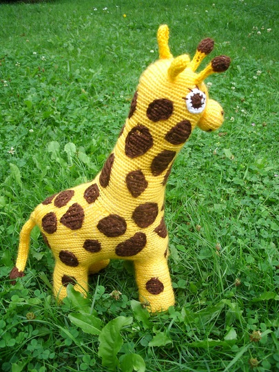 Ebby die Giraffe Strickanleitung