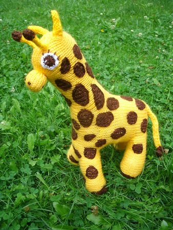 Ebby die Giraffe Strickanleitung