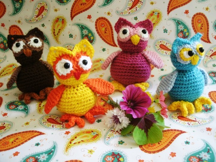 Eule / Uhu Amigurumi Häkelanleitung