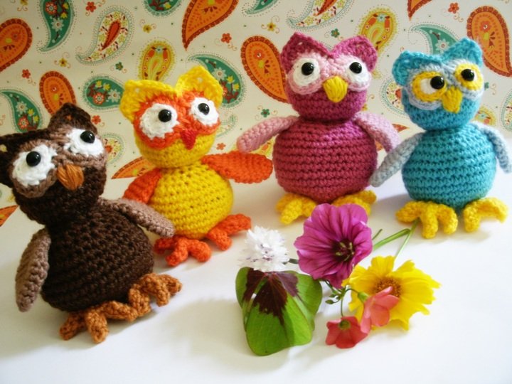 Eule / Uhu Amigurumi Häkelanleitung