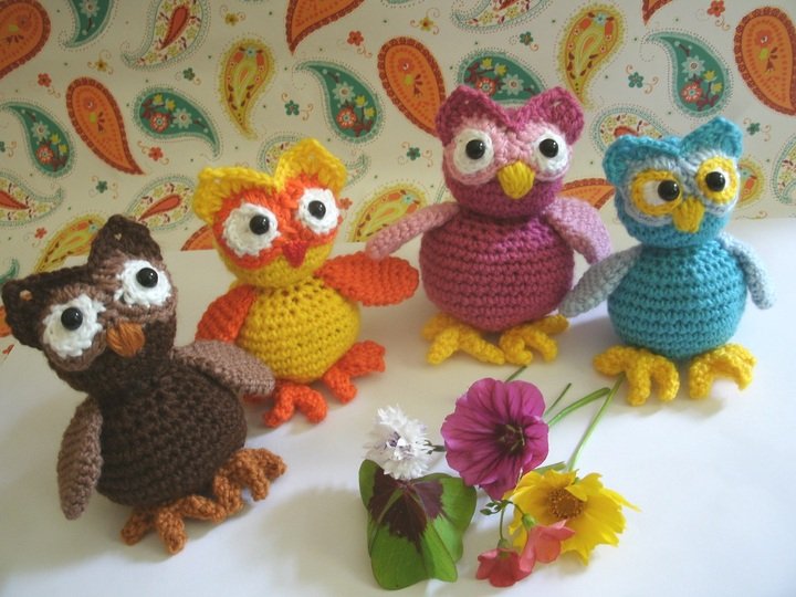 Eule / Uhu Amigurumi Häkelanleitung