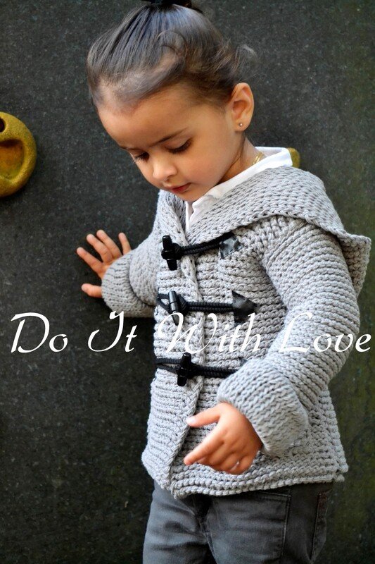 E-Book Häkelanleitung Duffle Coat Mantel - Bild 2