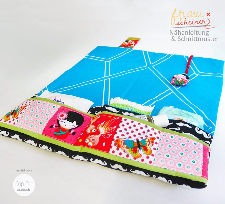 Windeltasche mit integrierter Wickelauflage