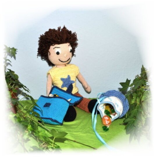 E-Book - Häkelanleitung - Schulkind  Junge - Zuckertüte - Ranzen